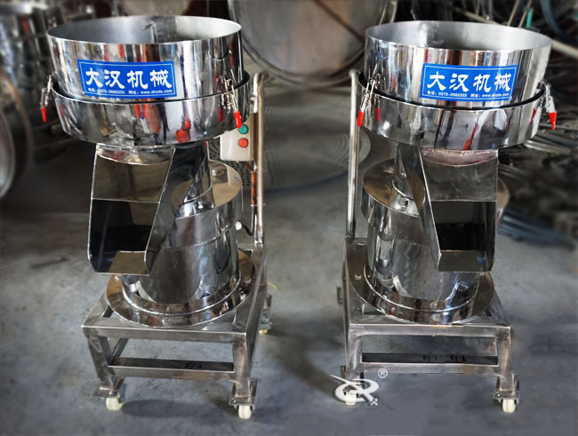 450型過濾篩機(jī)實(shí)拍：單層過濾篩過濾，多用于液體物料的使用。